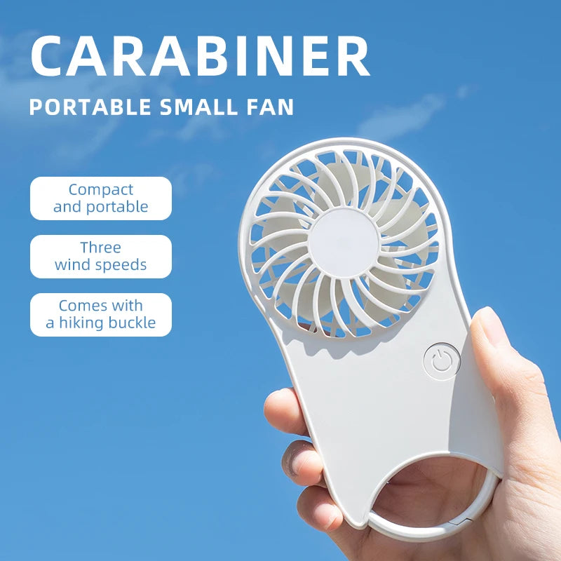 F12 Mini Handheld Fan 3 Wind Speed Outdoor Summer Cooling Fan with Hanging Buckle F12 Mini Handheld Fan 3 Wind Speed Outdoor Summer Cooling Fan with Hanging Buckle